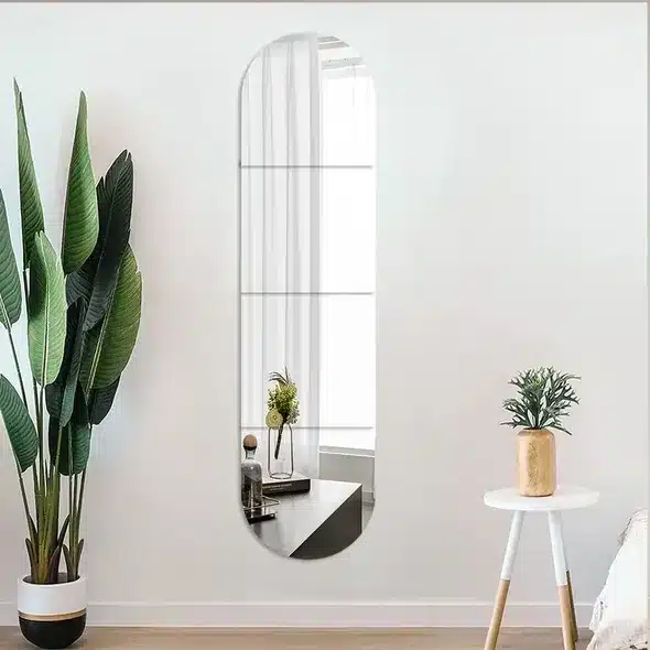 Arched Full-Length Wall Mirror